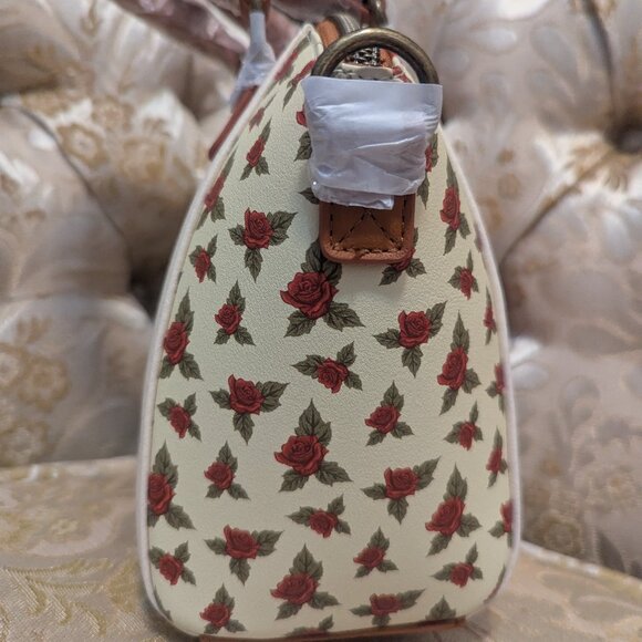 Disney Belle with Roses Mini Satchel and Matching Wallet - Picture 6 of 13